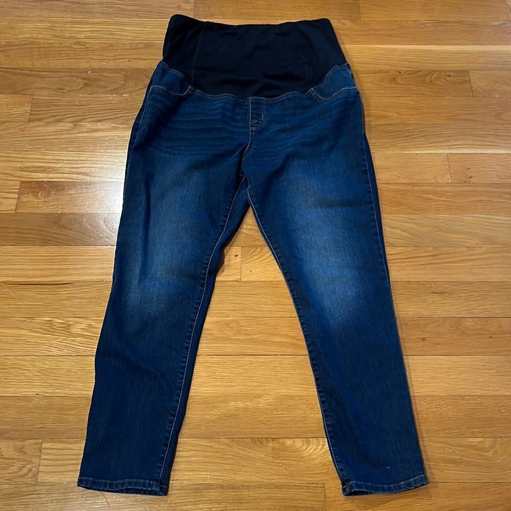 𝅺ISABEL skinny maternity jeans size 16/33R.